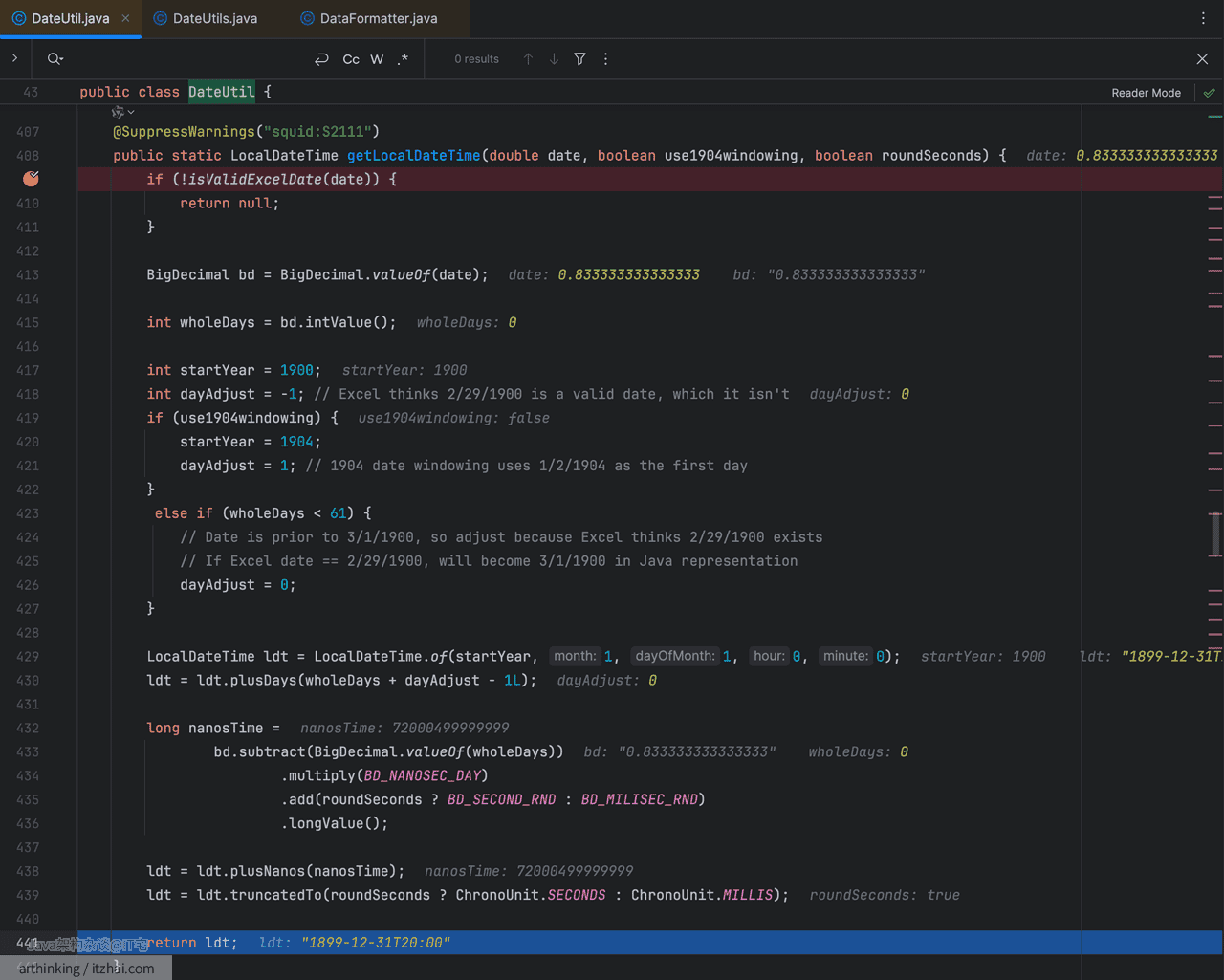 org.apache.poi.ss.usermodel.DateUtil